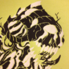 Zebra Nightmare - black and white drippy skull screen print poster - Image 3