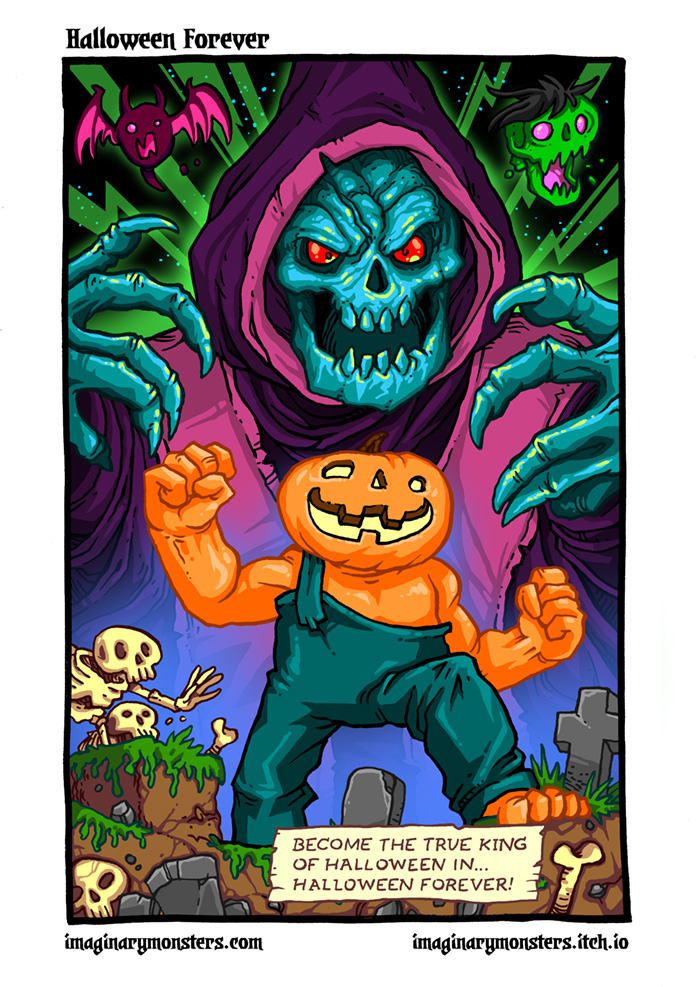 Halloween Forever page 8. Final page! Become the True King of Halloween in Halloween Forever!
