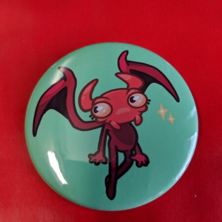 Abyxsis Debo the Demon 2.25" Round Button