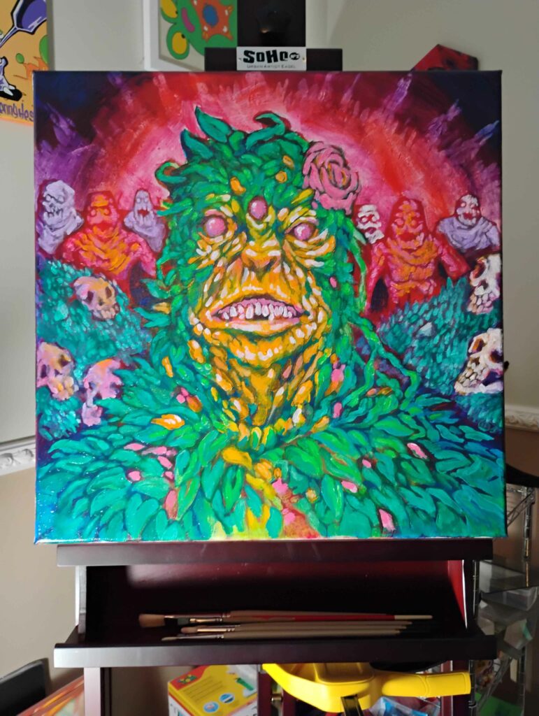 New painting: Green Man, 2024 – 2025