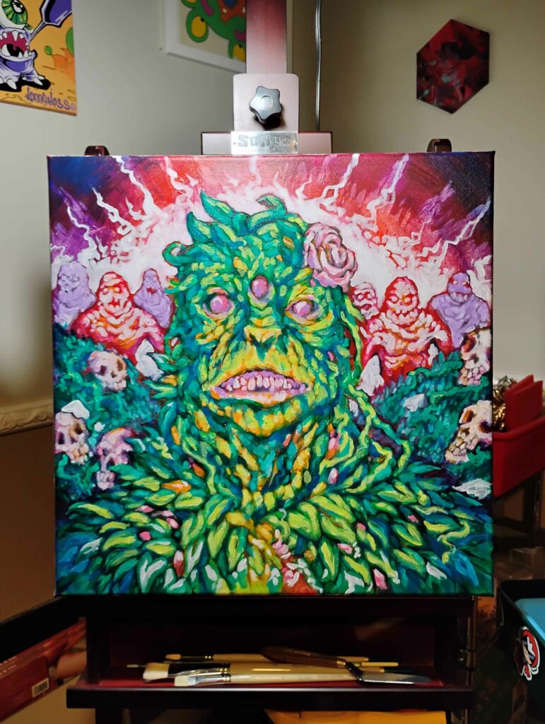 New painting: Green Man, 2024 – 2025