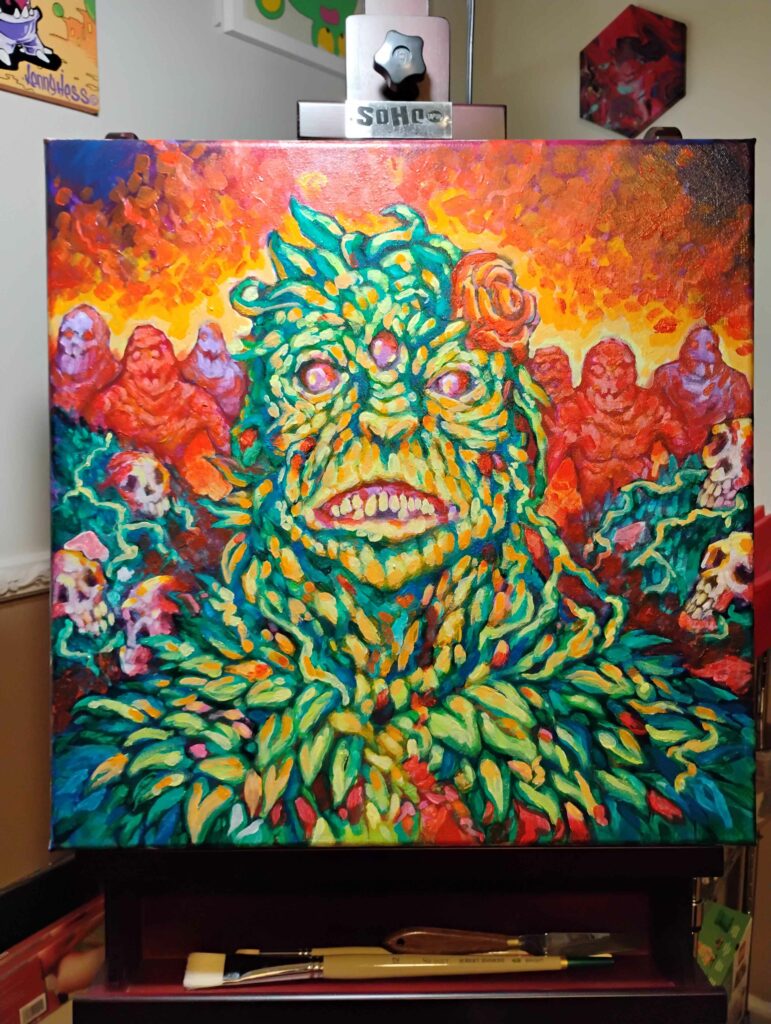 New painting: Green Man, 2024 – 2025