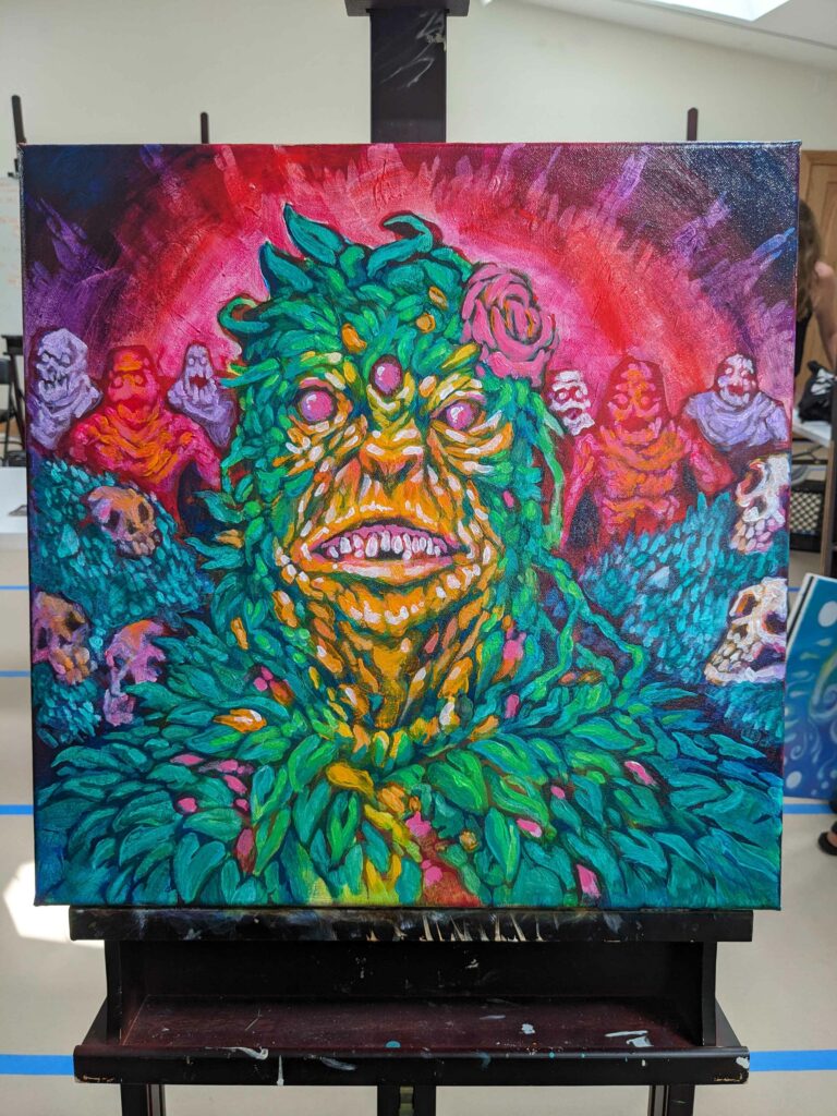 New painting: Green Man, 2024 – 2025